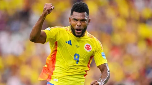 Miguel Borja con Colombia en la Copa América 2024