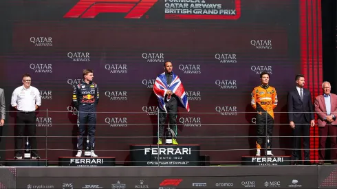 Podio del GP de Silverstone 2024