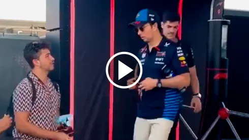 Checo Pérez le cumplió un deseo a un fan mexicano