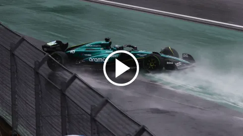 Lance Stroll perdió el control de su Aston Martin en Spa