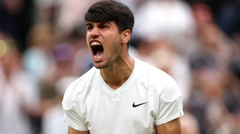 Alcaraz juega contra Griekspoor.