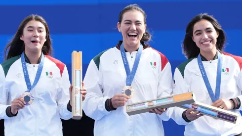 México ganó su primera medalla con el equipo femenil de tiro con arco