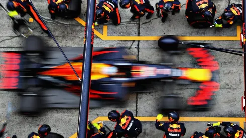 Parada en boxes de Red Bull