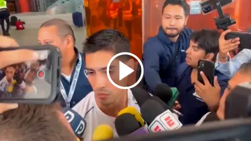 El futbolista albiazul le brindó su apoyo al entrenador argentino.