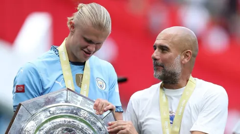 Pep Guardiola habló maravillas de Erling Haaland