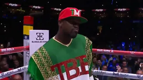 El gran look de Floyd Mayweather para pelear vs. John Gotti III en la Arena Ciudad de México