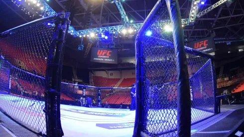 El octágono de la UFC estará vacío este fin de semana.