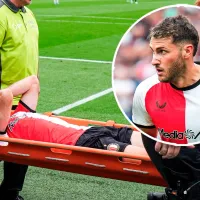 Lo retiraron en camilla: Santiago Giménez salió lesionado en Feyenoord y preocupa en México