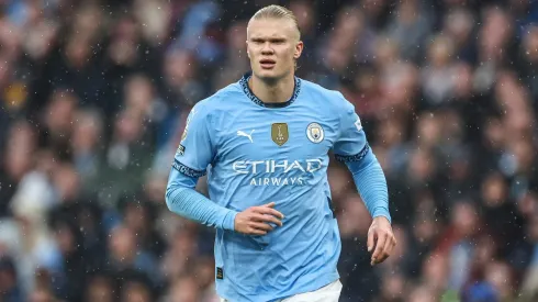 El delantero noruego llegó a los 100 goles con el conjunto ciudadano.