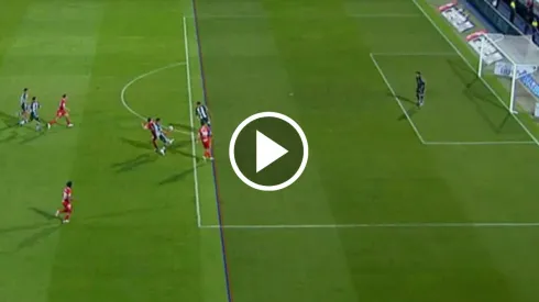 La jugada del polémico gol anulado a Toluca.