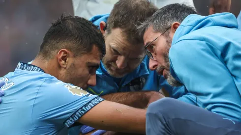 El futbolista de los ciudadanos debió abandonar la cancha a los 20 minutos del primer tiempo.