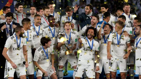 El Merengue celebrando el título del Mundial de Clubes 2018