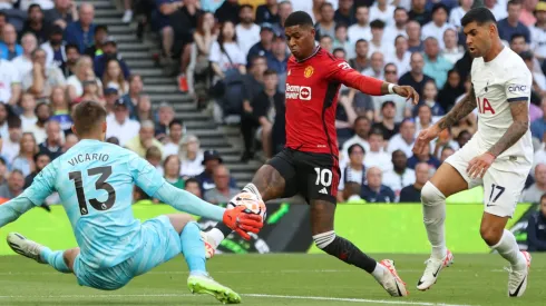 Marcus Rashford anotó dos goles en los últimos tres partidos frente al Tottenham.