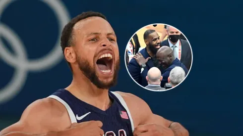 Stephen Curry, LeBron James y Michael Jordan.