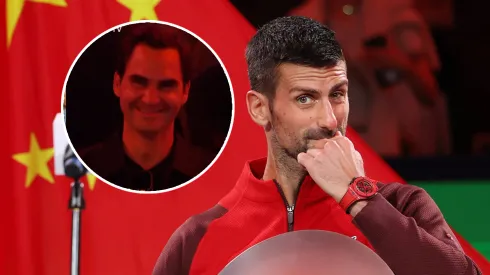 Novak Djokovic le dedicó unas palabras a Roger Federer en Shanghái