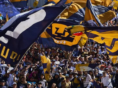 La reacción de los aficionados de Pumas UNAM a la localía de Cruz Azul en el Estadio Universitario