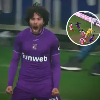 ¡Qué momento! César Huerta convirtió un gol en su debut oficial con el Anderlecht