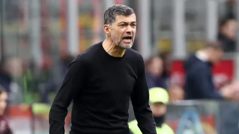 Sergio Conceiçao y un gran elogio a Santiago Giménez por su partido con Milan