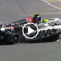 ¡Primer accidente del año! El fuerte choque de Oliver Bearman en la FP1 del GP de Australia 2025