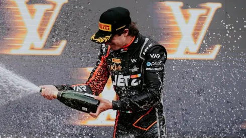 Santiago Ramos celebra su triunfo en la carrera Sprint del GP de Australia de la F3