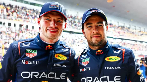 Max Verstappen y Checo Pérez en el Gran Premio de China 2024