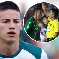 Filtran qué le dijo James Rodríguez a Adonai Escobedo para irse expulsado en León vs. Rayados