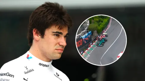 Lance Stroll provocó un choque con Charles Leclerc