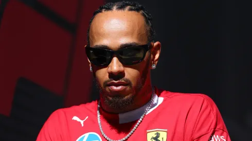 Lewis Hamilton en Ferrari