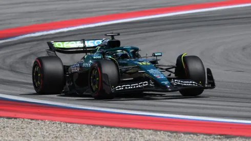 BARCELONA, SPAIN – MAY 31: Lance Stroll of Canada driving the (18) Aston Martin F1 Team AMR25 Mercedes on track during qualifying ahead of the F1 Grand Prix of Spain at Circuit de Barcelona-Catalunya on May 31, 2025 in Barcelona, Spain. (Photo by David Ramos/Getty Images)