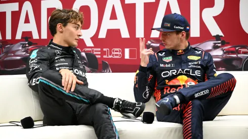Max Verstappen y George Russel volvieron a confrontar
