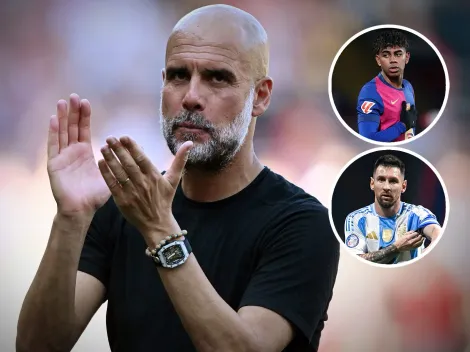 Pep Guardiola comparó a Lamine Yamal con Lionel Messi