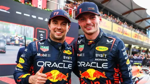 Checo Pérez y Max Vertsappen en Red Bull