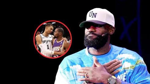 Victor Wembanyama, Kevin Durant y LeBron James.