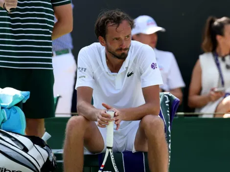 Daniil Medvedev complicado: eliminación de Wimbledon y caída en el ranking