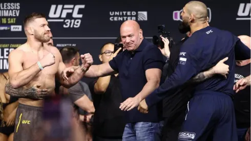 UFC 319 proclamó como campeón del peso mediano a Khamzat Chimaev.