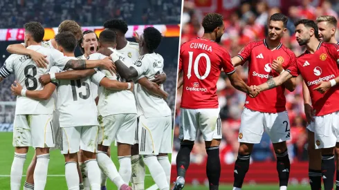 Real Madrid y Manchester United jugarán este domingo en LaLiga y la Premier League, respectivamente.