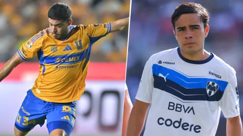 Bernardo Parra (izquierda) e Iker Fimbres (derecha) sumaron minutos para Tigres y Rayados, respectivamente, en la regla de menores.
