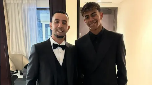 Mounir Nasraoui junto a Lamine Yamalv