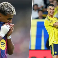 Mientras Cristiano Ronaldo ganó 280 millones en 2025, el dinero que recibió Lamine Yamal