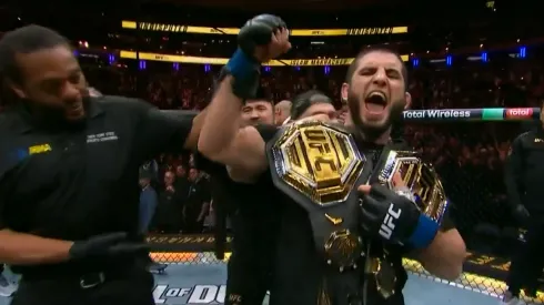 Islam Makhachev se transformó en nuevo campeón del peso wélter.