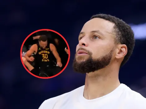El video de la lesión de Curry en Warriors con más de 520.000 vistas
