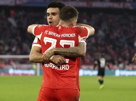 ¡Asistencia de taco! El genial pase de Luis Díaz en el partido de Bayern