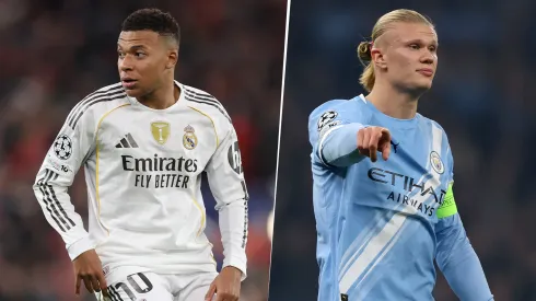 El Real Madrid de Kylian Mbappé enfrenta al Manchester City de Erling Haaland