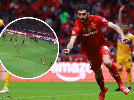 ¡Qué final! Paulinho anota el 2-1 de Toluca ante Tigres e iguala la serie