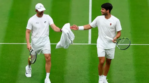 Carlos Alcaraz y Juan Carlos Ferrer