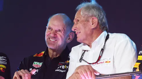 Adrian Newey y Helmut Marko en Red Bull