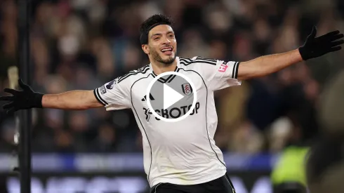 Raúl Jiménez celebra su gol contra West Ham
