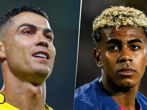 Mientras Cristiano Ronaldo convirtió 956 goles, los que anotó Yamal en su carrera