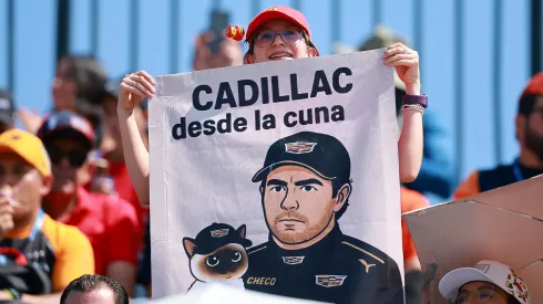 Bandera de Checo Pérez en el GP de México 2025