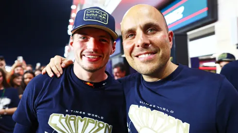 Max Verstappen y Gianpiero Lambiase
